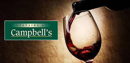 Upastairs at Campbells - Wines, Ales and Spirits