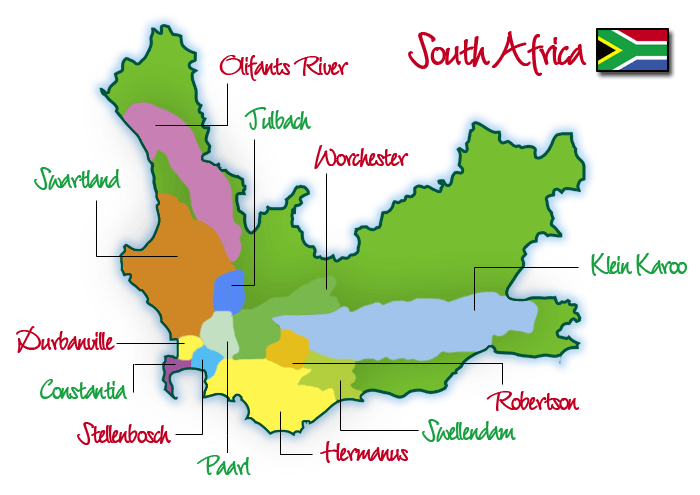 Wine Regions of South Africa